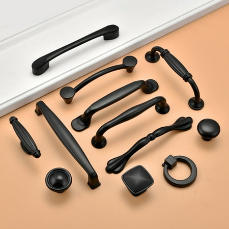 METREE Drawer Pull Door Knobs Aluminum Alloy Cabinet Door Handle,Black-32,1.570.59 inch METREE Drawer Pull Door Knobs Aluminum Alloy Cabinet Door Handle,Black-32,1.570.59 inch